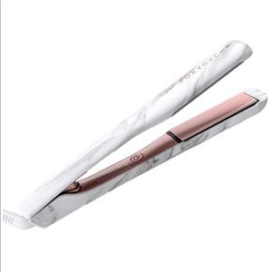 FOXYBAE White Marble Rose Gold Flat Iron